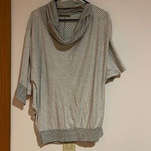 Womens long stripe top